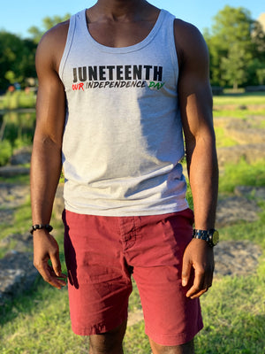 Juneteenth - Our Independence Day Tank (Gray)